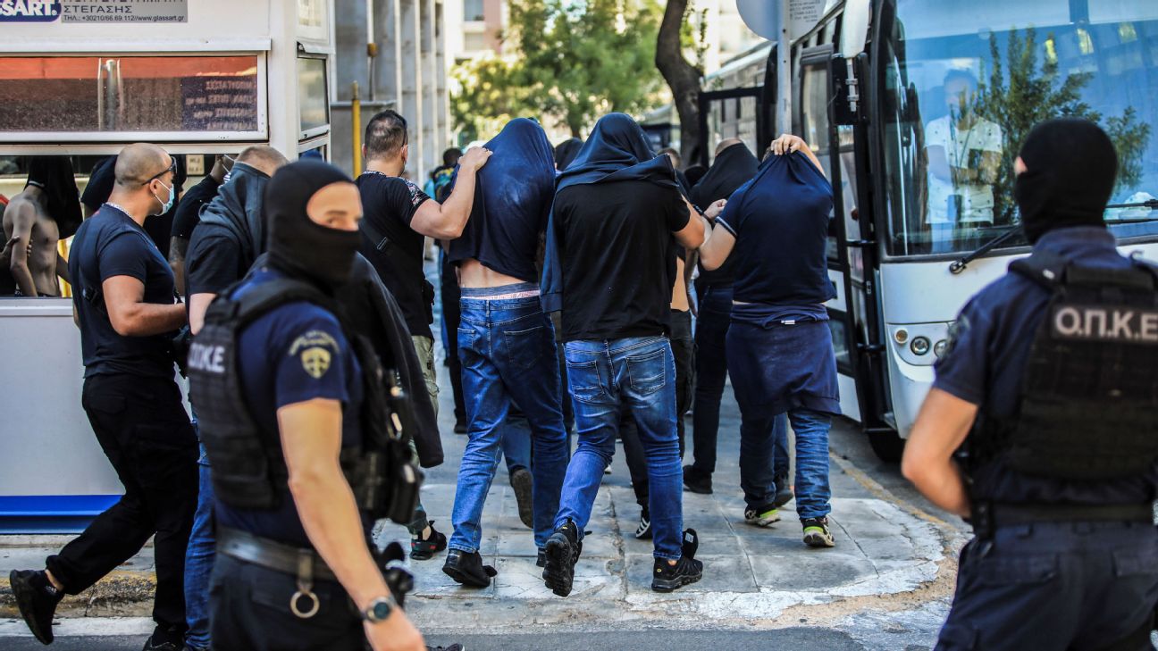 103 charged in deadly UCL fan violence in Greece