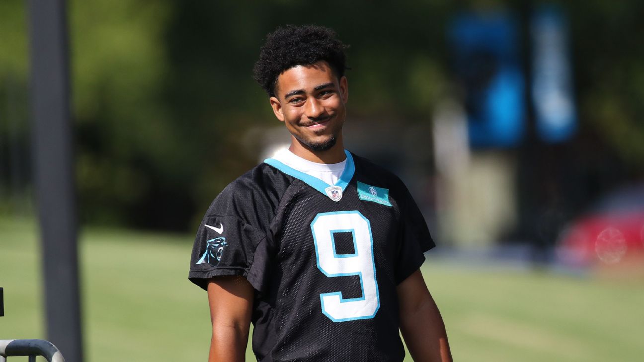 Panthers camp observations: Bryce Young has up-and-down day