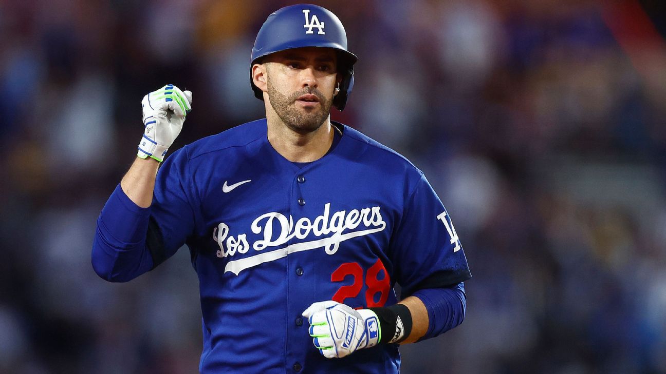 Dodgers' J.D. Martinez's MRI comes back clean; IL stint not likely