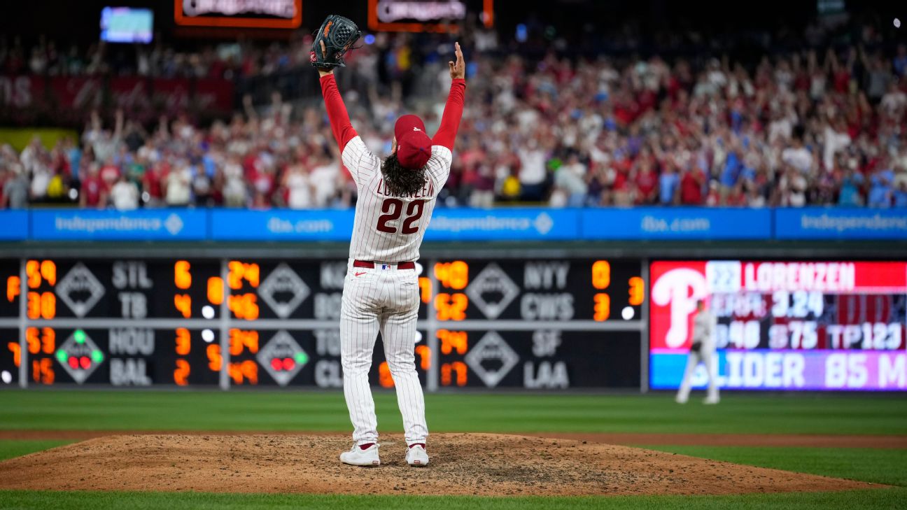 Phillies' Michael Lorenzen throws no-hitter vs. Nationals - ESPN