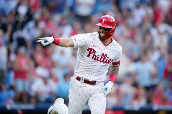 Phillies 28-year-old Weston homers in first at-bat