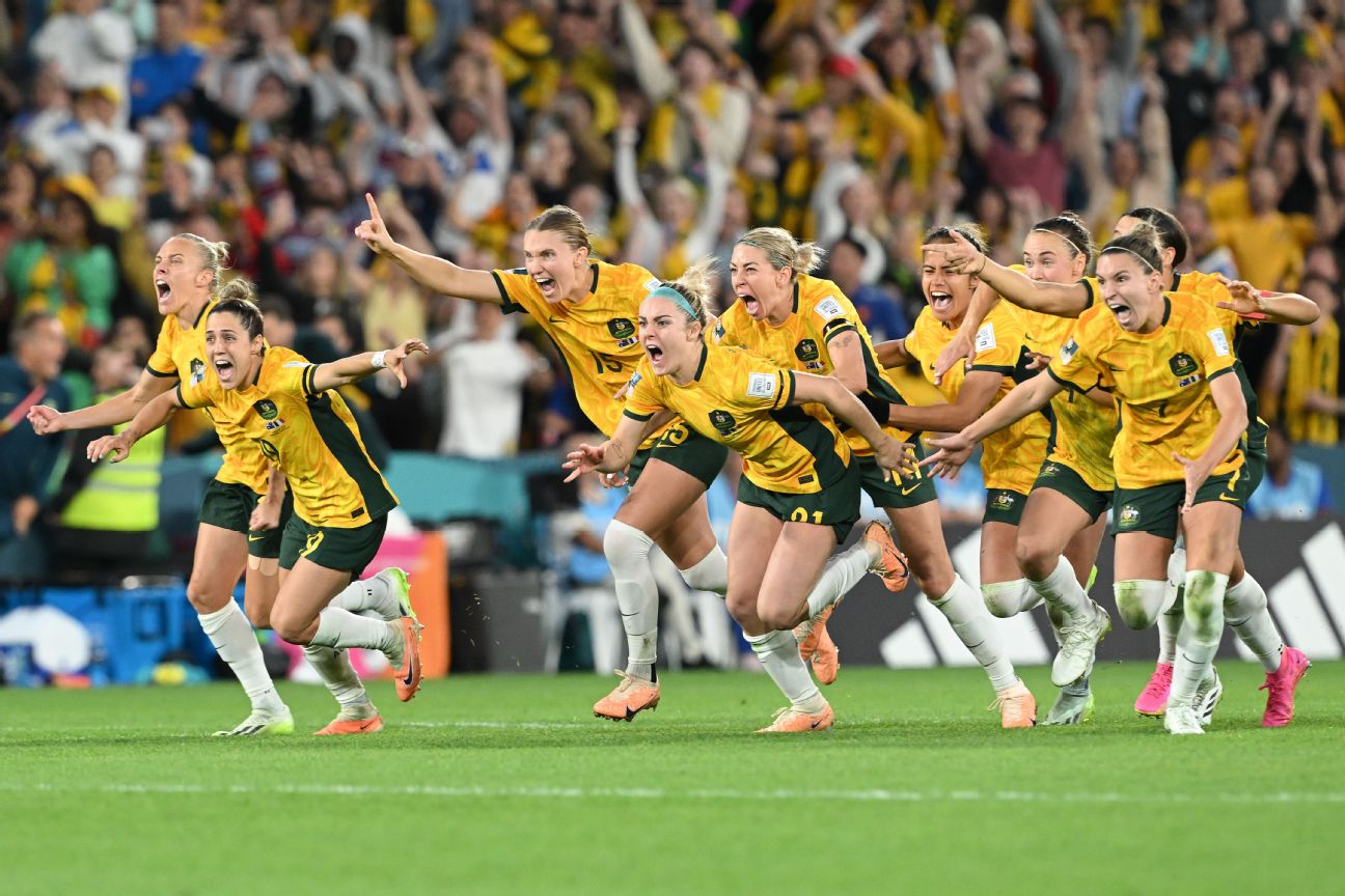 Australia advances to semifinals after penalty shootout vs. France, 2023  FIFA Women's World Cup