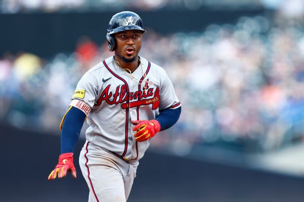 Ozzie Albies has 2 hits, RBI in return as Braves improve to 18-6