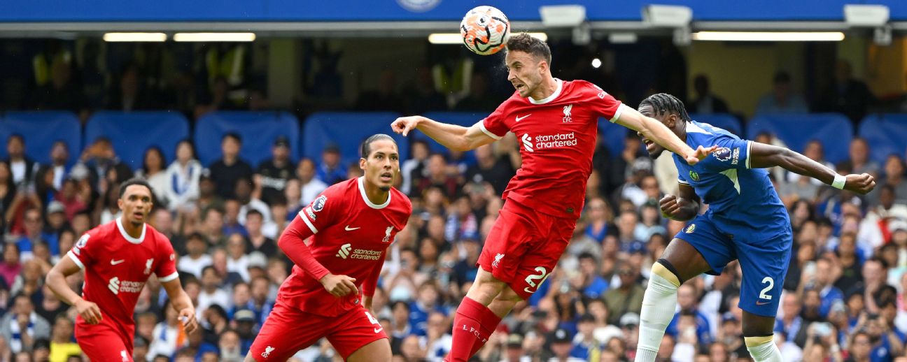Chelsea, Liverpool share points after trading first-half goals