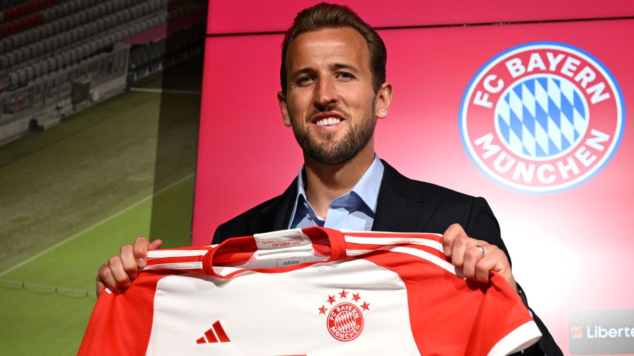 Bayern Munich sign England striker Harry Kane from Tottenham Hotspur