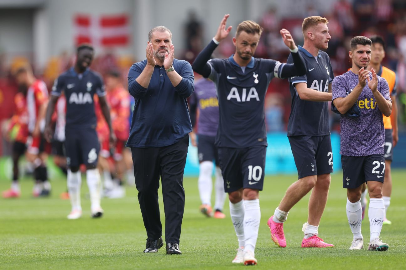 James Maddison replaces Harry Kane as Tottenham's No.10 as Spurs