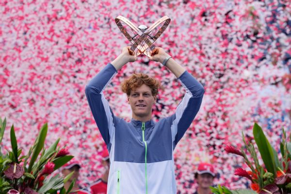 Sinner wins Toronto final, 1st Masters 1000 title