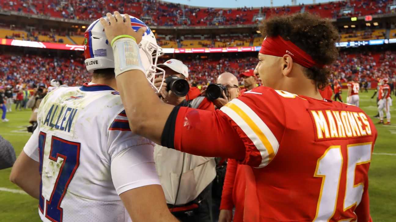 Mahomes, vs. Allen again, evokes Brady-Manning