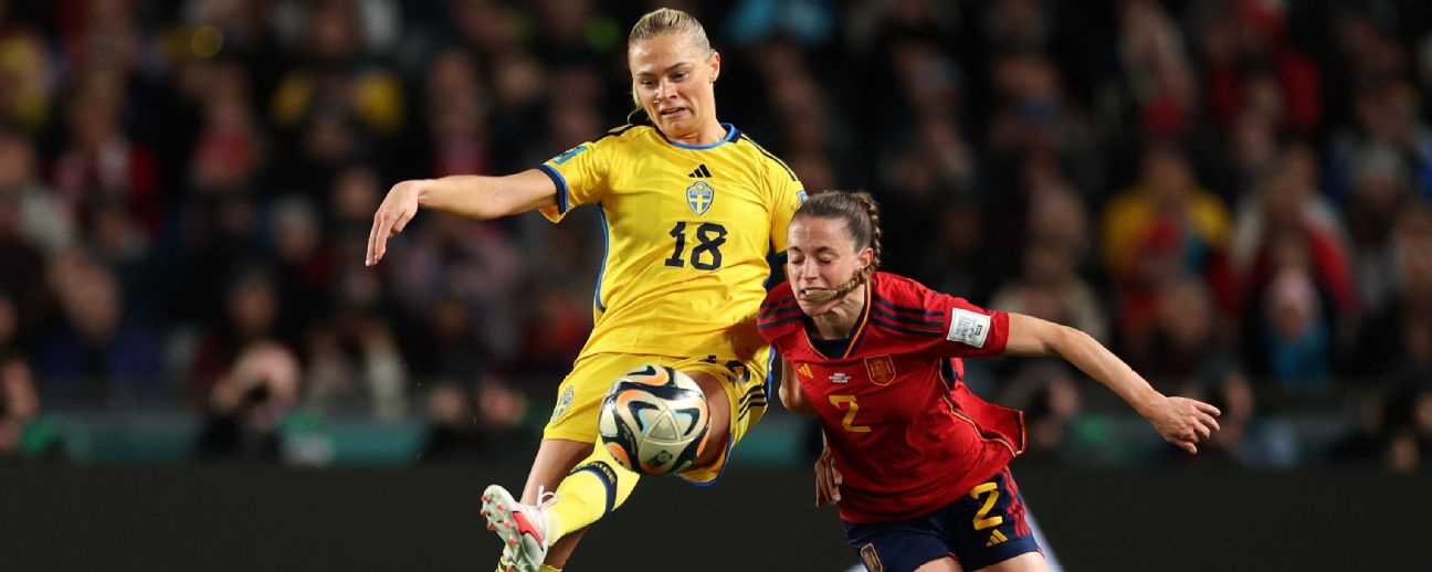 Follow live: Spain, Sweden evenly matched in opening exchanges of WWC semi