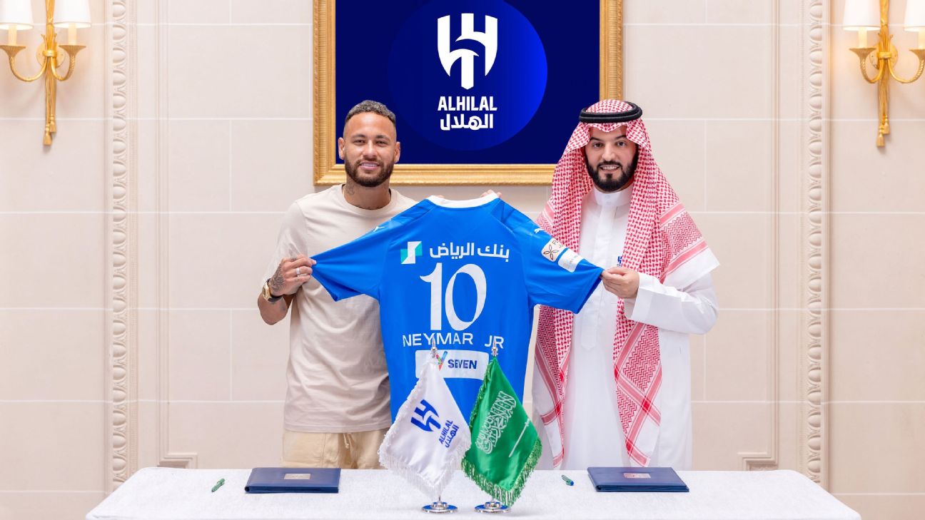 Saudi soccer team Al-Hilal lures Brazilian star Neymar