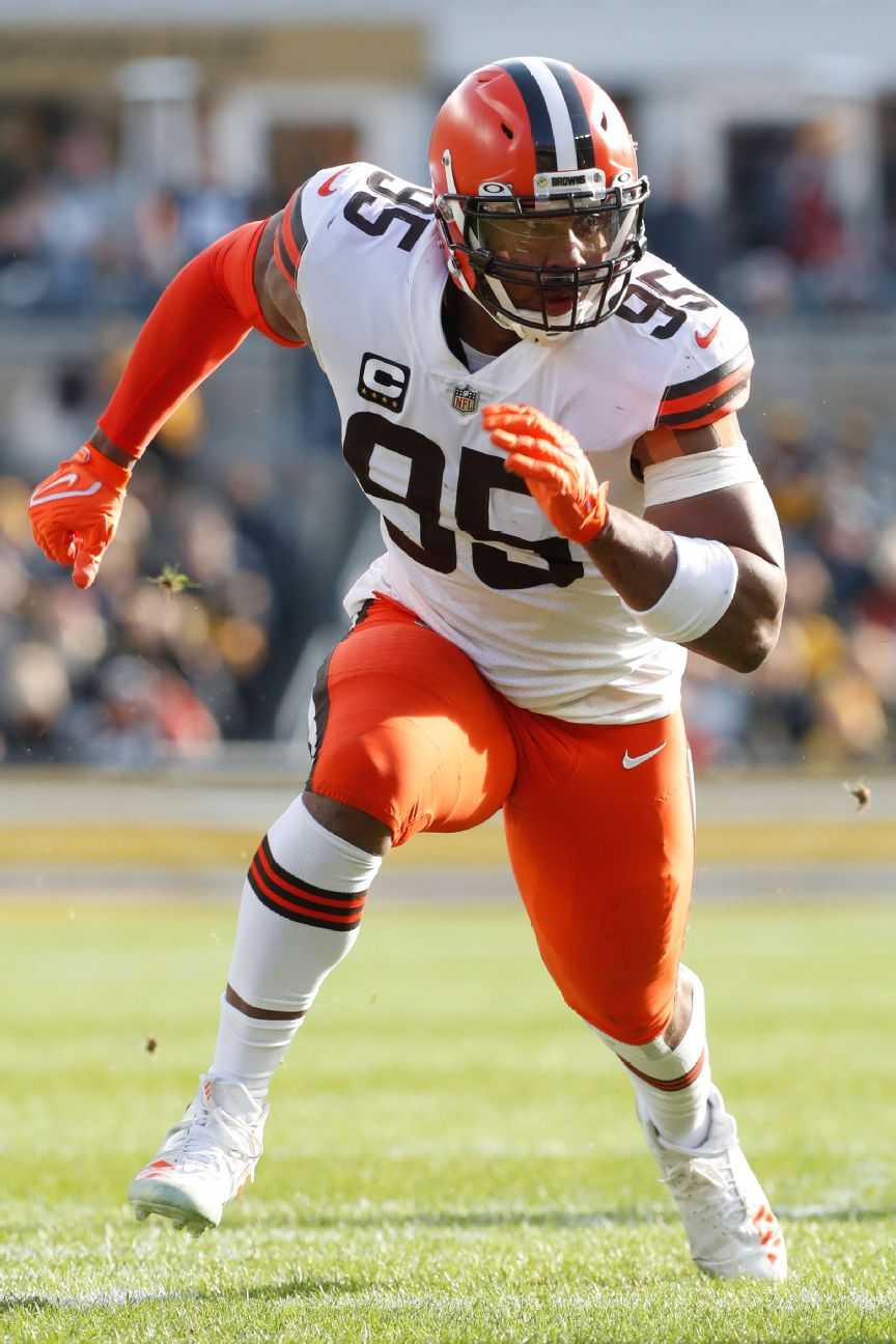 NFL rankings: Myles Garrett near but not the top edge rusher in ESPN's  survey - Dawgs By Nature