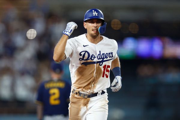 Dodgers sweep Brewers for 11th straight victory