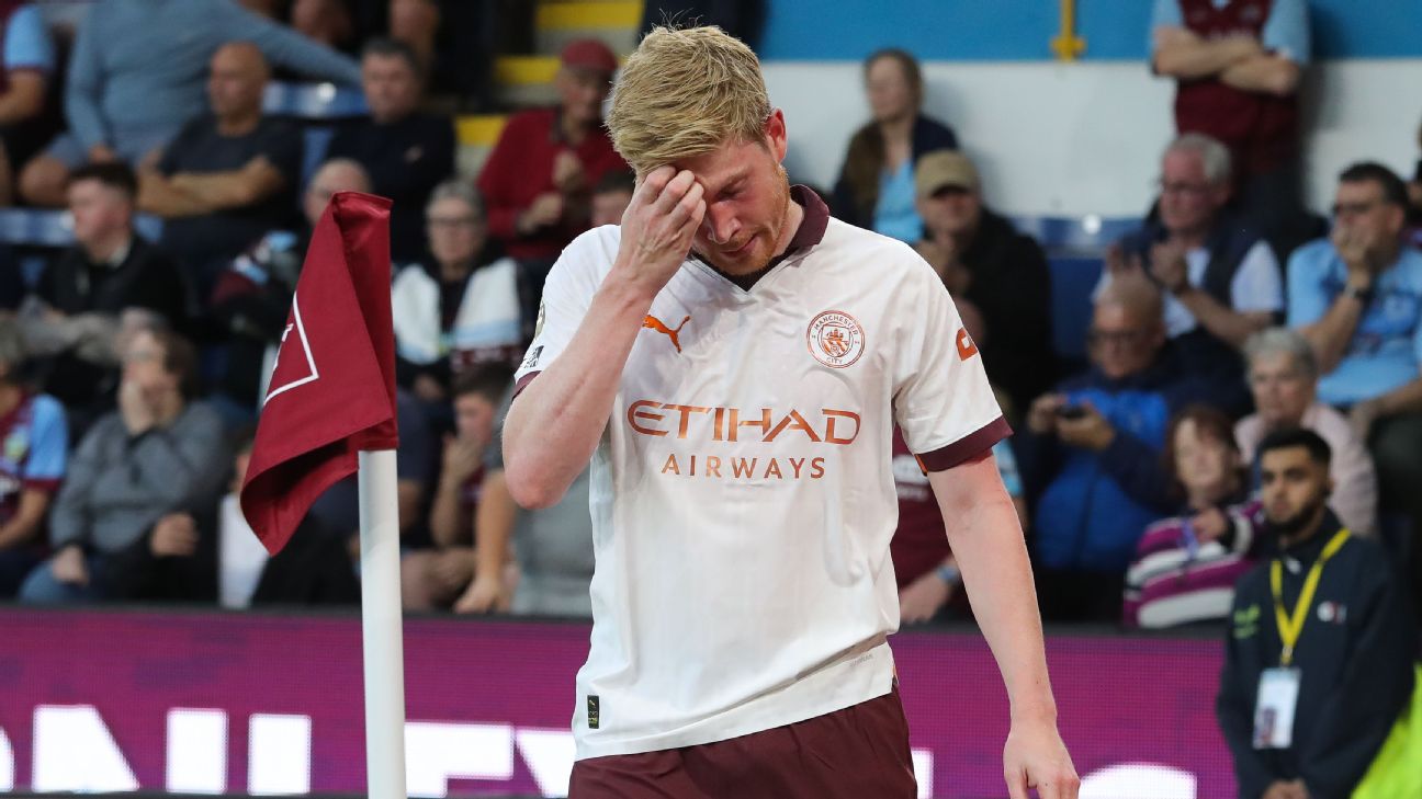 De Bruyne could miss 4 months with 'serious' injury, says Guardiola