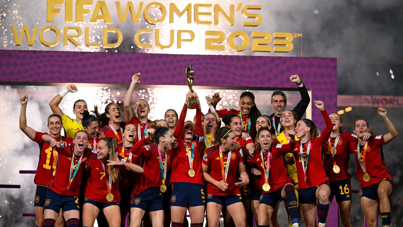 Espanha bate Inglaterra por 1 a 0 e conquista título inédito na Copa do  Mundo Feminina