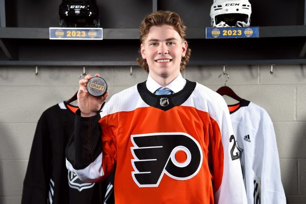 Flyers ink No. 22 overall pick Bonk to 3-year deal
