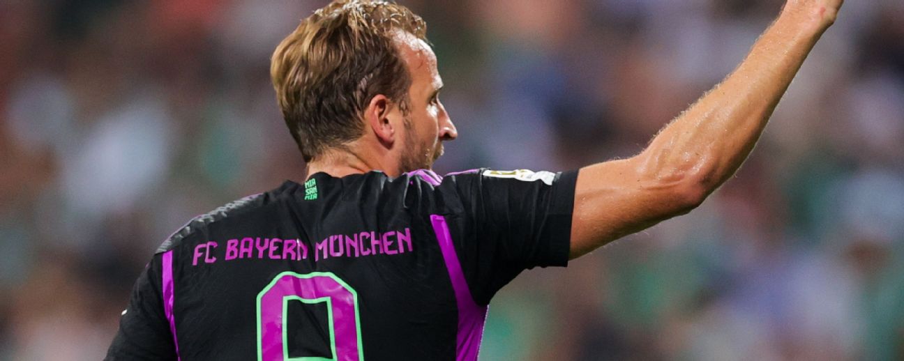 Com primeiro gol de Harry Kane, Bayern de Munique vence Werder