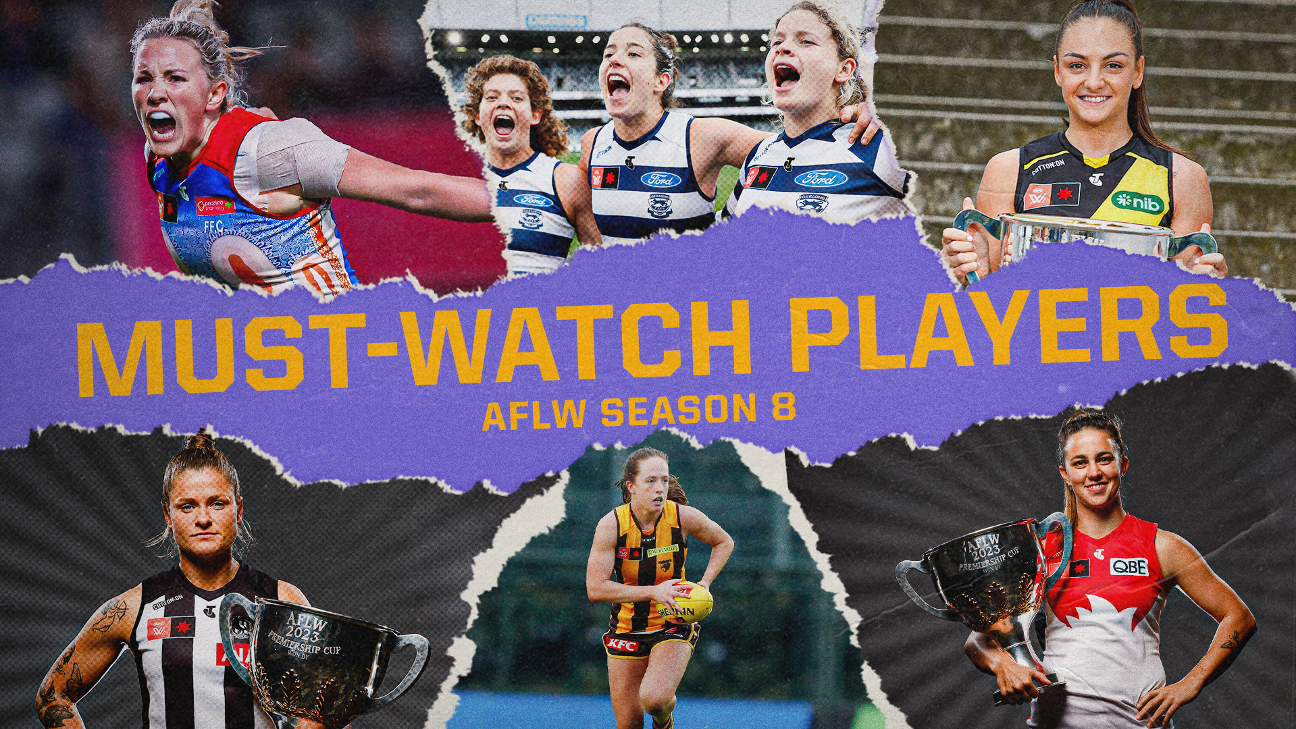 ESPN's Top 10 Must-Watch AFLW Players for Season 8 - ESPN, image size:1296x729