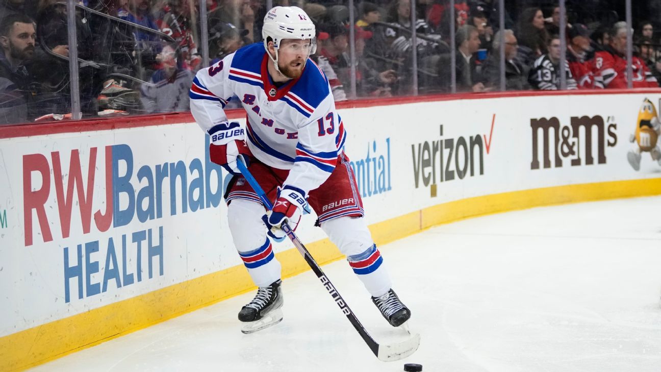 Rangers' Alexis Lafreniere has a fresh start skating on second