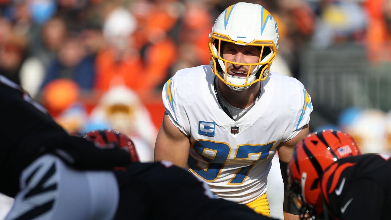 Chargers' Joey Bosa to undergo surgery, miss more than a month