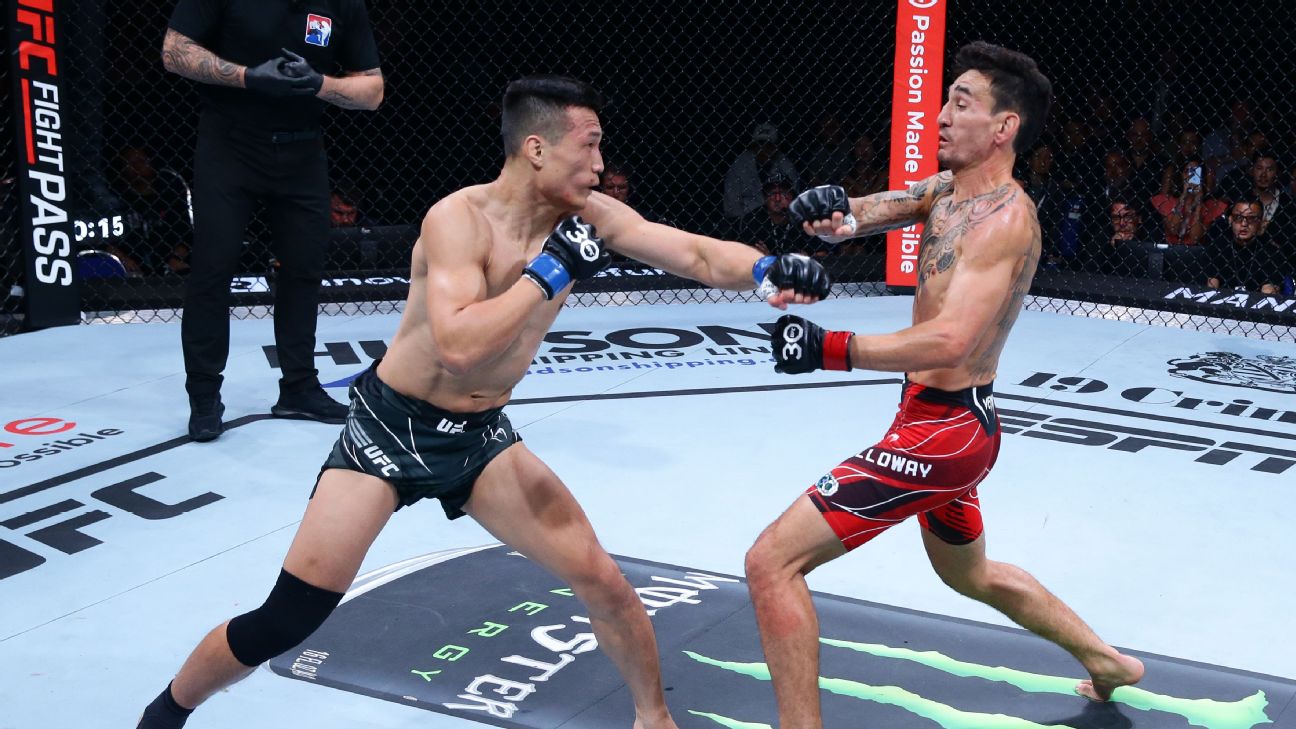 UFC: Zumbi Coreano é nocauteado por Max Holloway e anuncia aposentadoria, combate