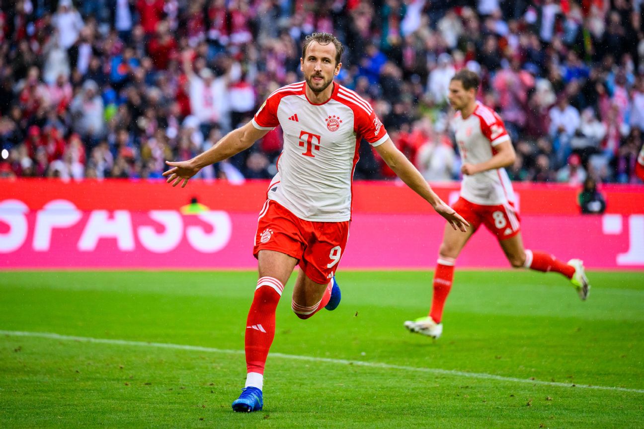 Bayern Munich 3-1 Augsburg: Harry Kane makes Allianz Arena debut in style  with a brace against Augsburg - Bundesliga