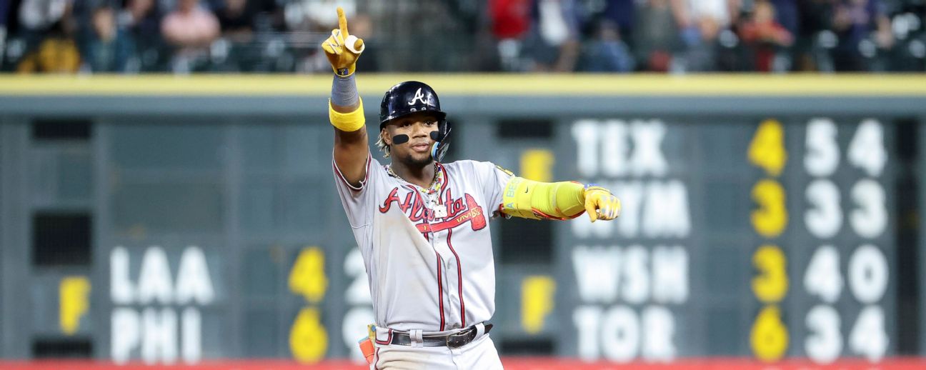 MLB Stats on X: Ronald Acuña Jr. knows how to set the table.   / X