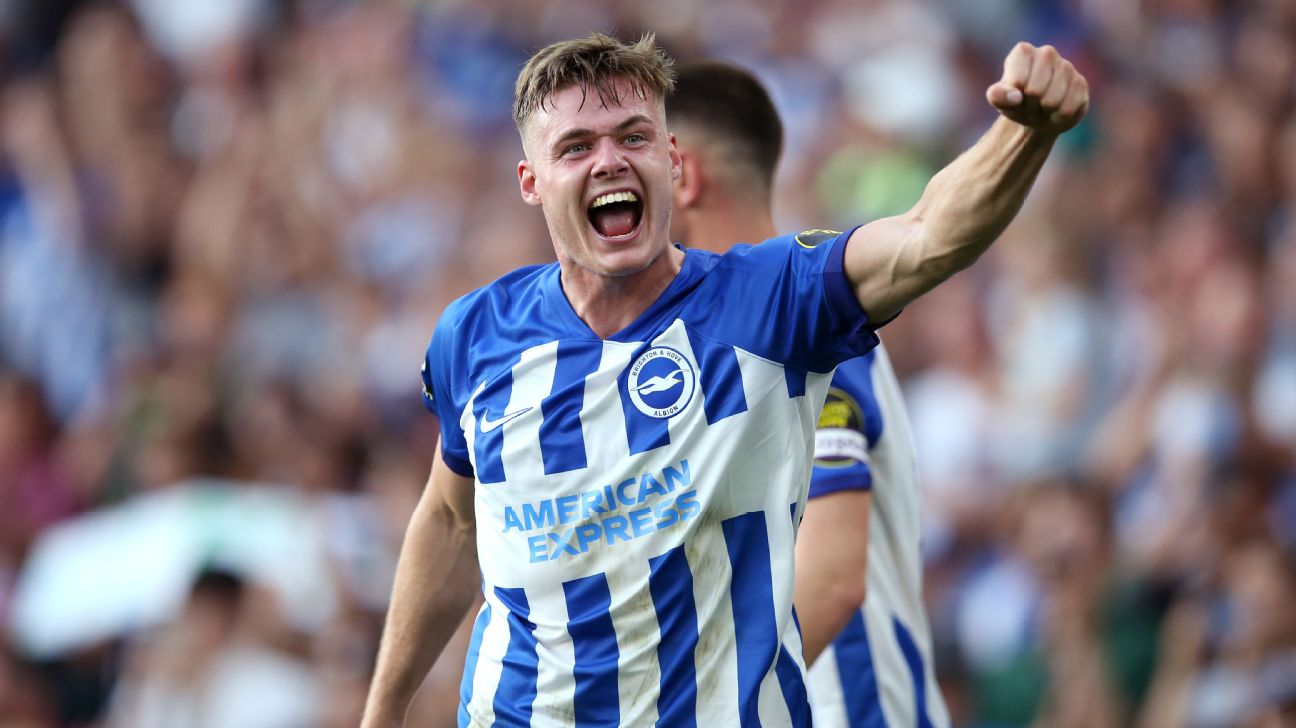 Evan Ferguson's first Premier League hat trick gave Brighton victory over Newcastle.