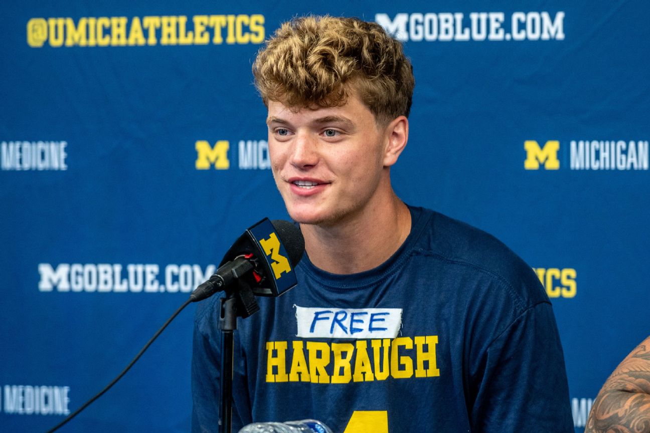 ‘Free Harbaugh’: QB wants coach back amid ban