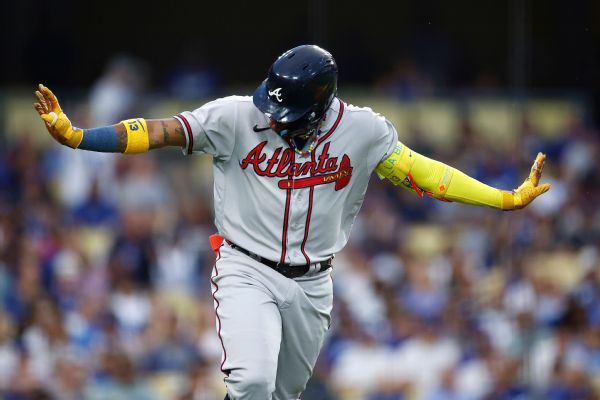 Acuña haunts Dodgers again in Braves’ 90th win