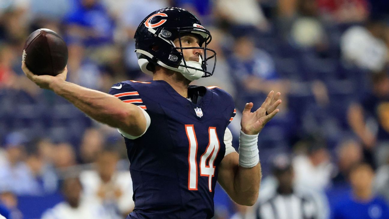 Bears list veteran Nathan Peterman as QB2 behind Justin Fields - ABC7 ...