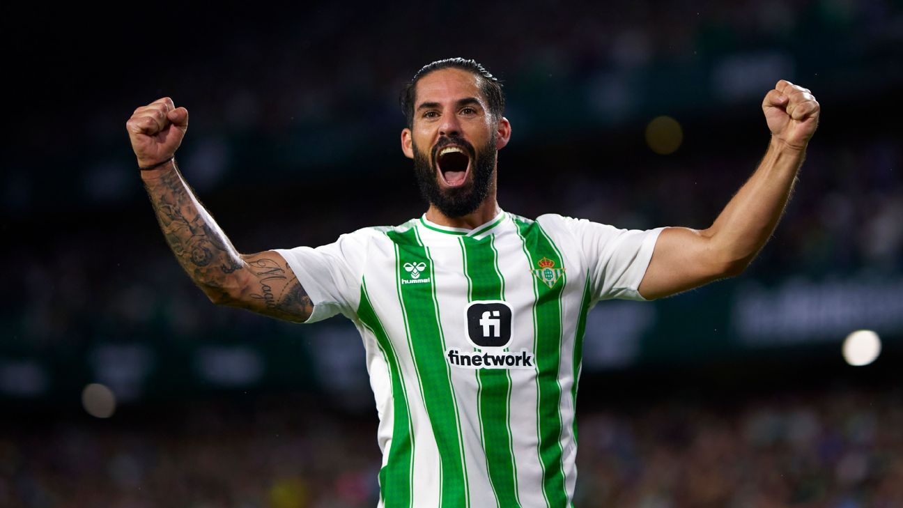 Isco's embrace by Real Betis shows the power of second chances