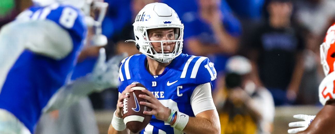 TRANSFER PORTAL: Duke QB Riley Leonard commits to Notre Dame - One Foot Down