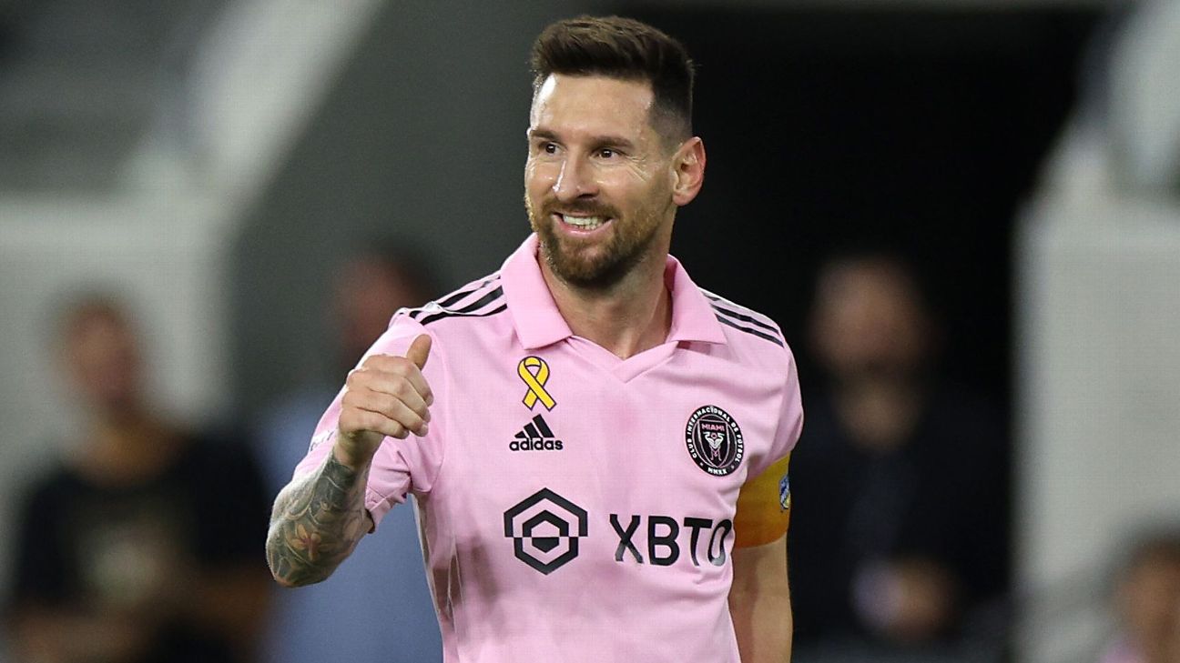 Messi returns to Miami squad as sub vs. Cincy