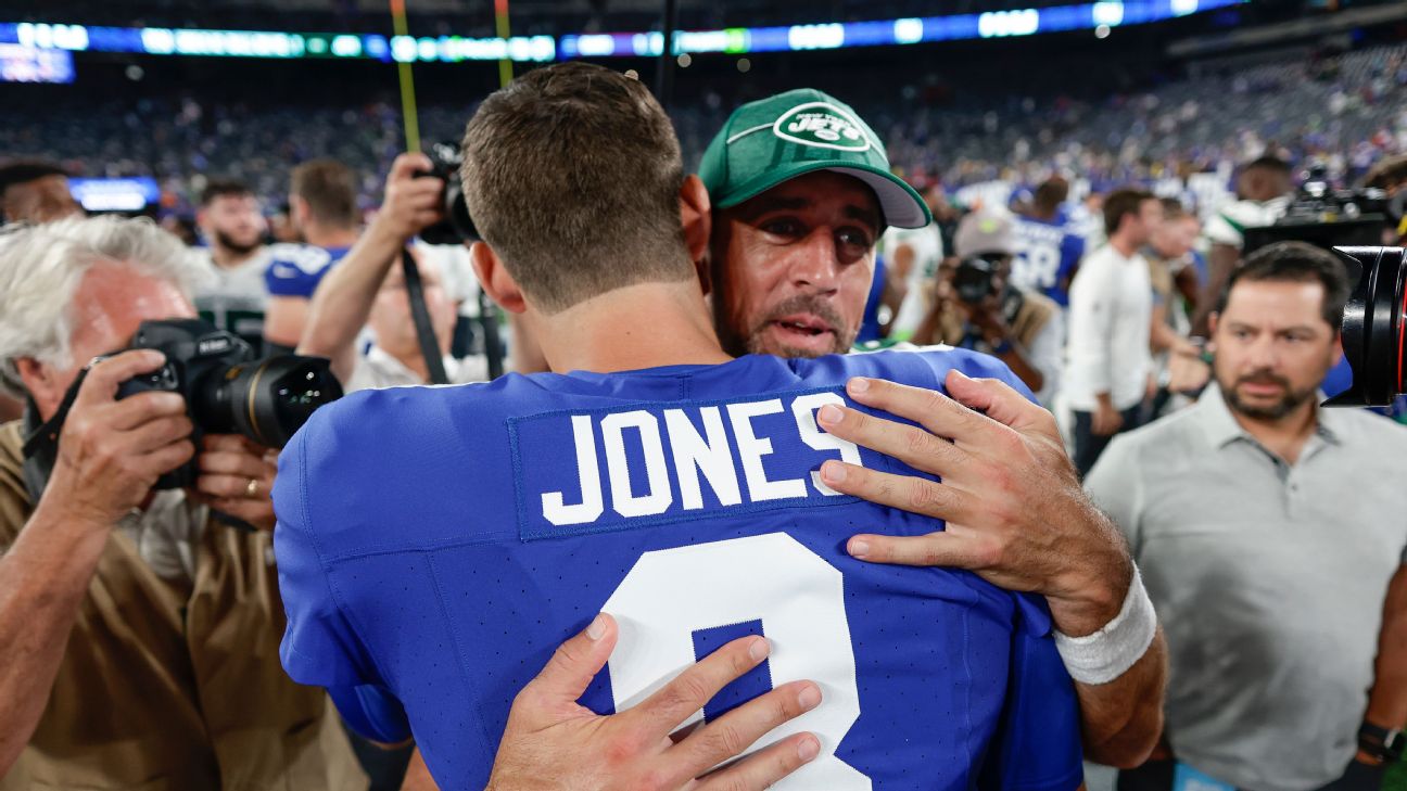 Giants like flying under radar amid Aaron Rodgers, Jets hype - ESPN - New  York Giants Blog- ESPN