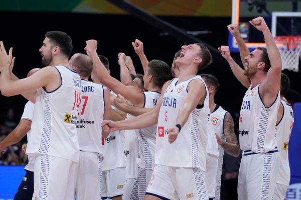 Serbia beats Canada to reach FIBA WCup final