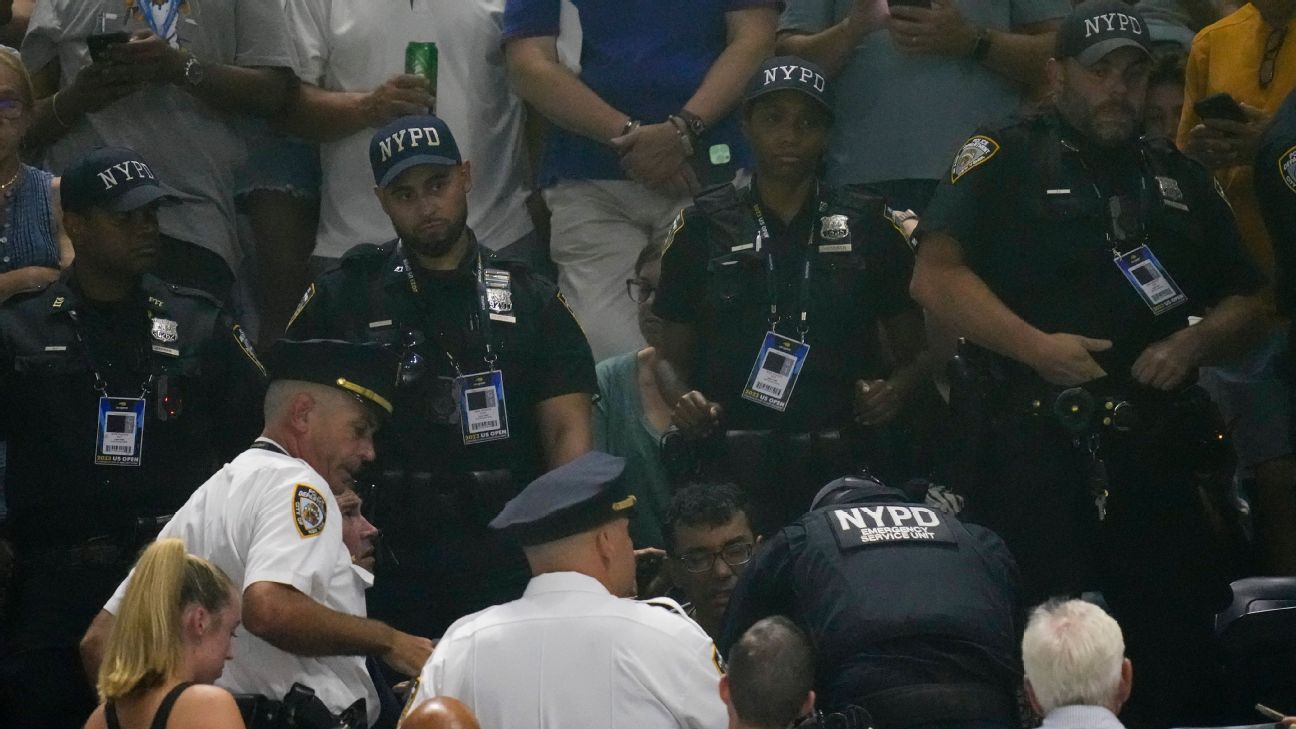 US Open beefs up police presence after protest