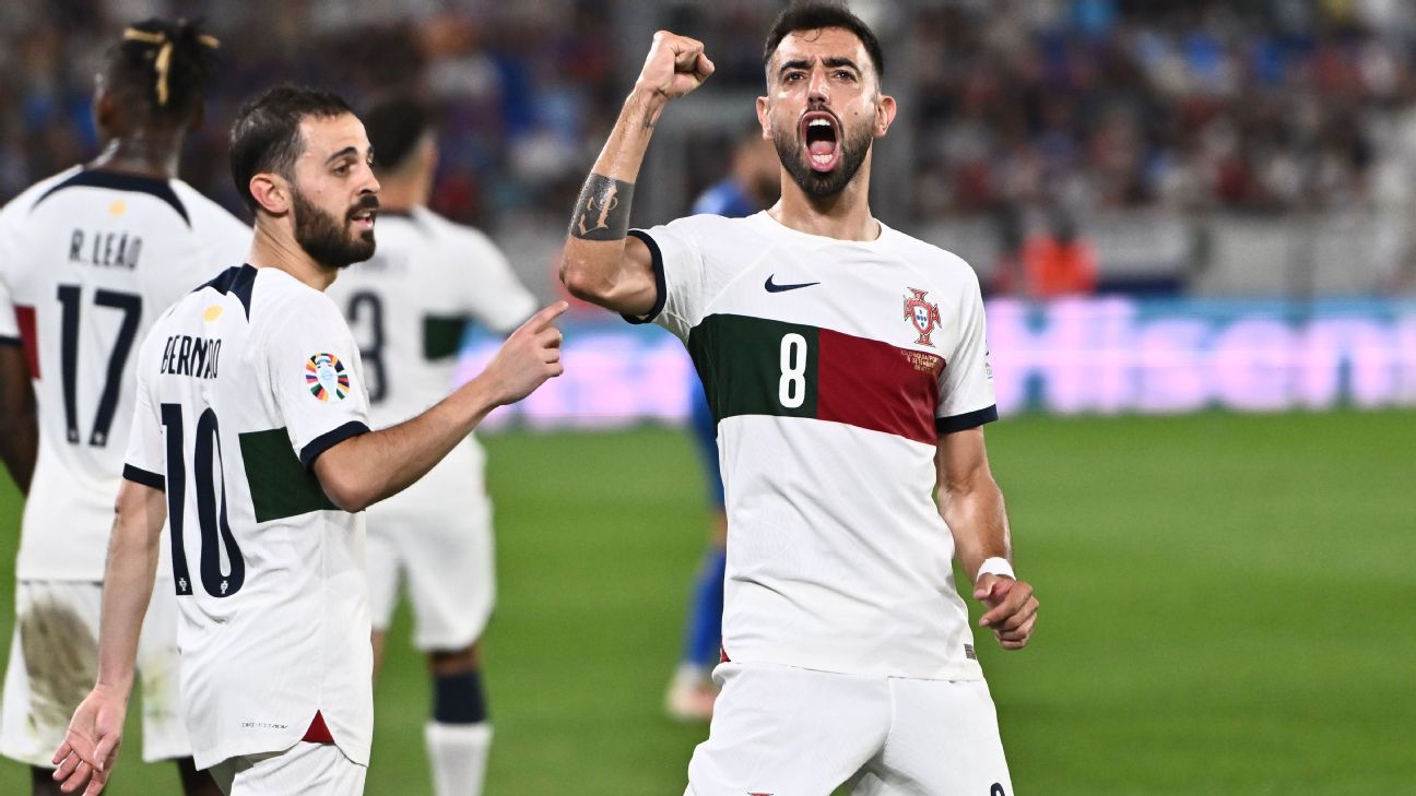 Fernandes goal sends Portugal to 5th straight win