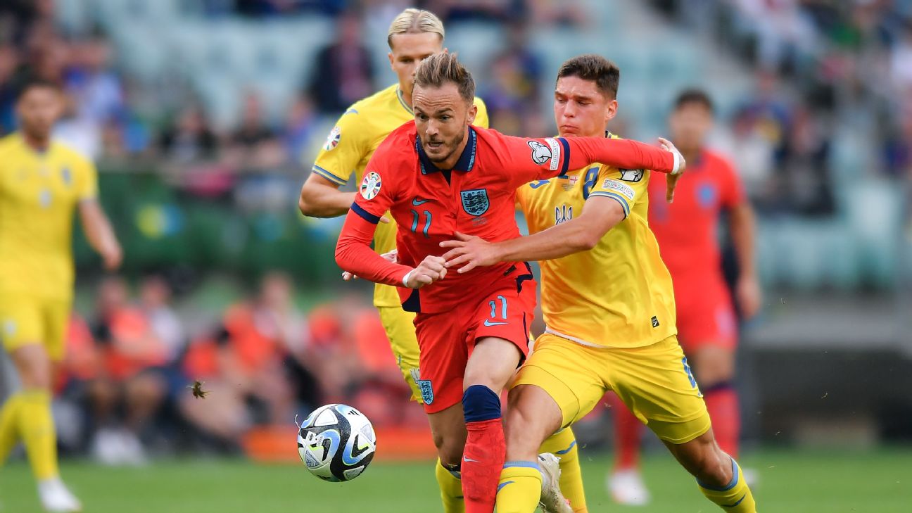 England held to draw vs. Ukraine in qualifier