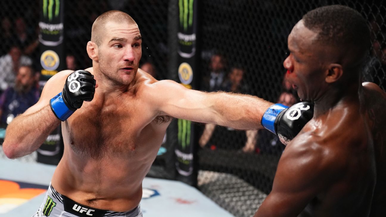 Sean Strickland stuns Israel Adesanya to win UFC middleweight title