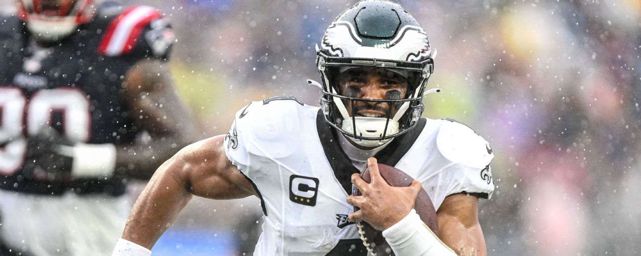 Follow live: Hurts, Eagles visit New England on opening weekend
