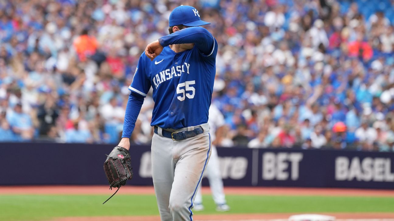 Blue Jays gets sweep over the Royals in first series back in