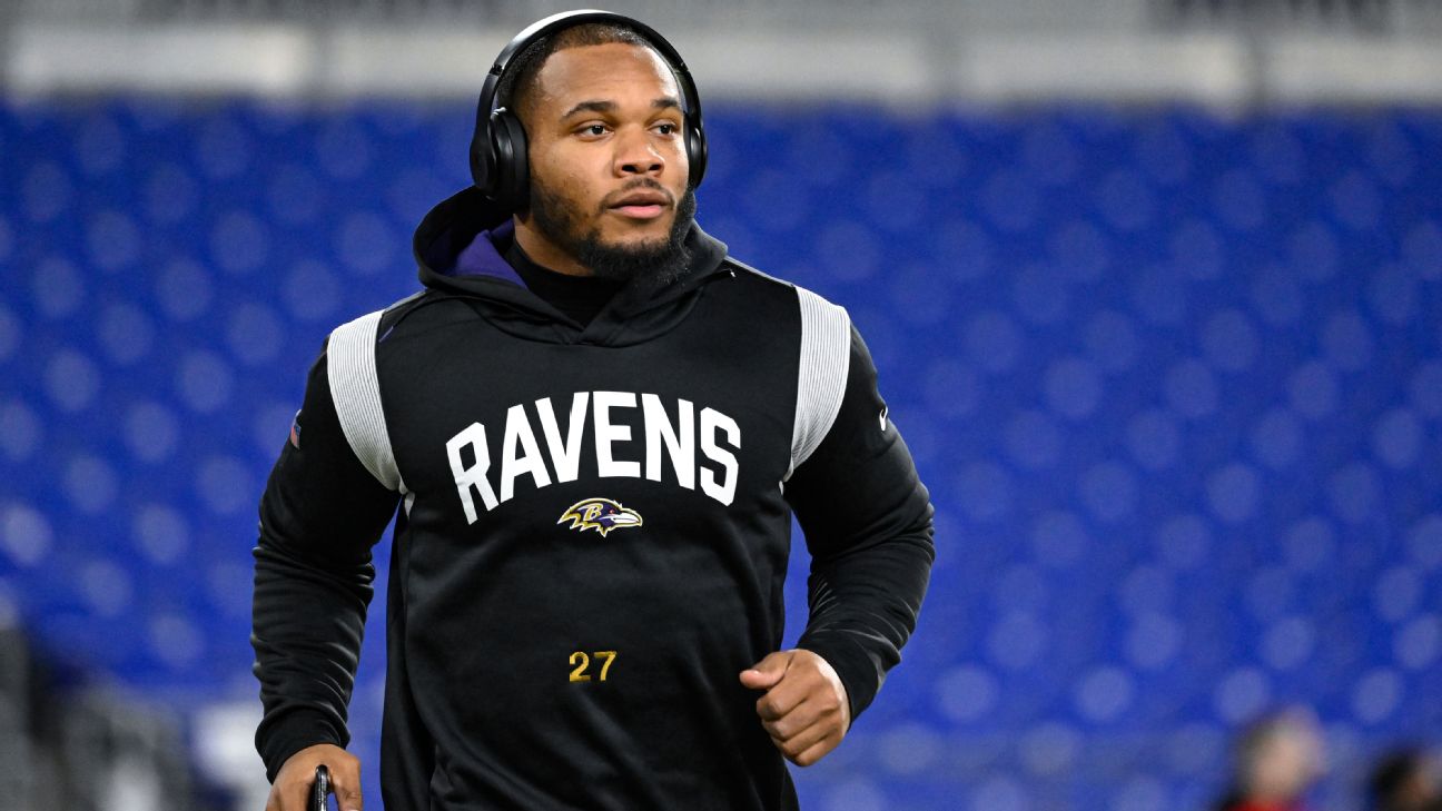 Chargers reach deal with ex-Ravens RB Dobbins www.espn.com – TOP