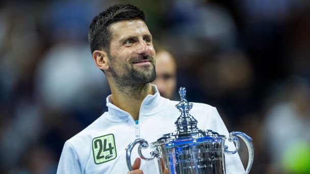 Where does the 2023 US Open rank among Novak Djokovic's Grand Slam titles?
