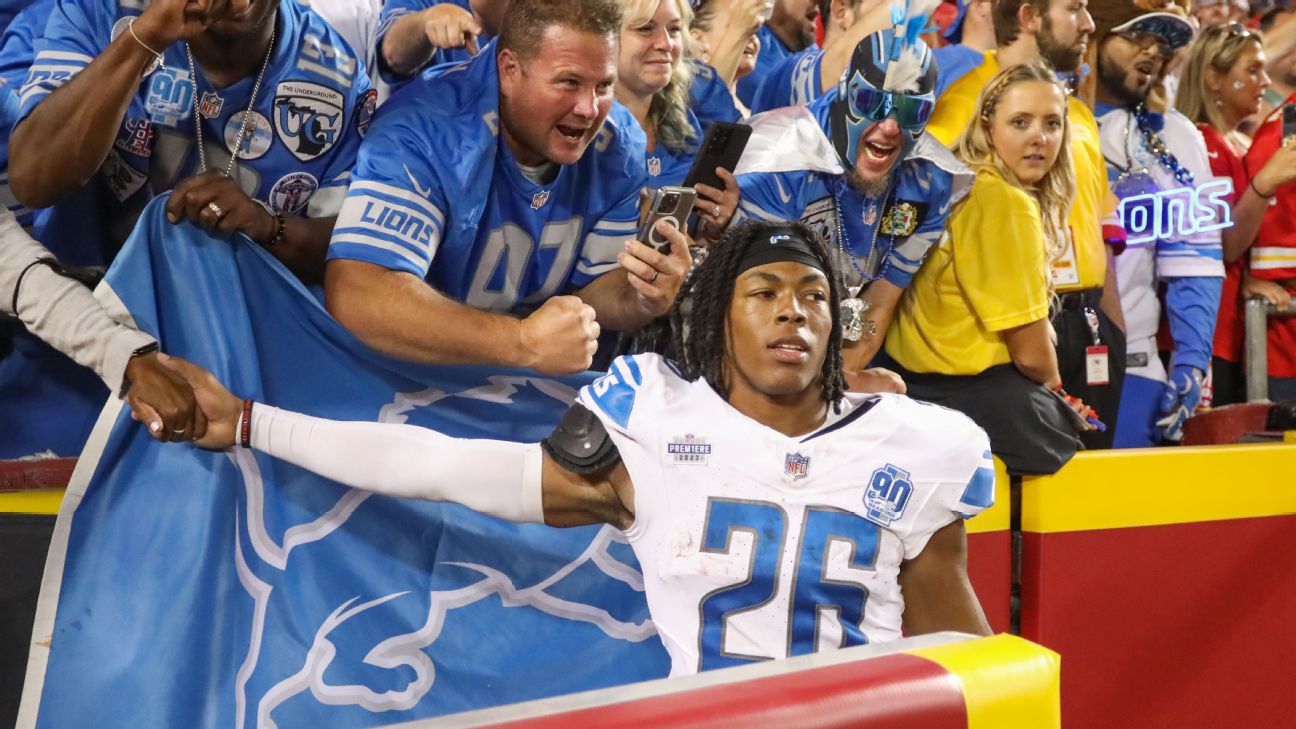 Lions vs. Commanders Locker Room Celebration