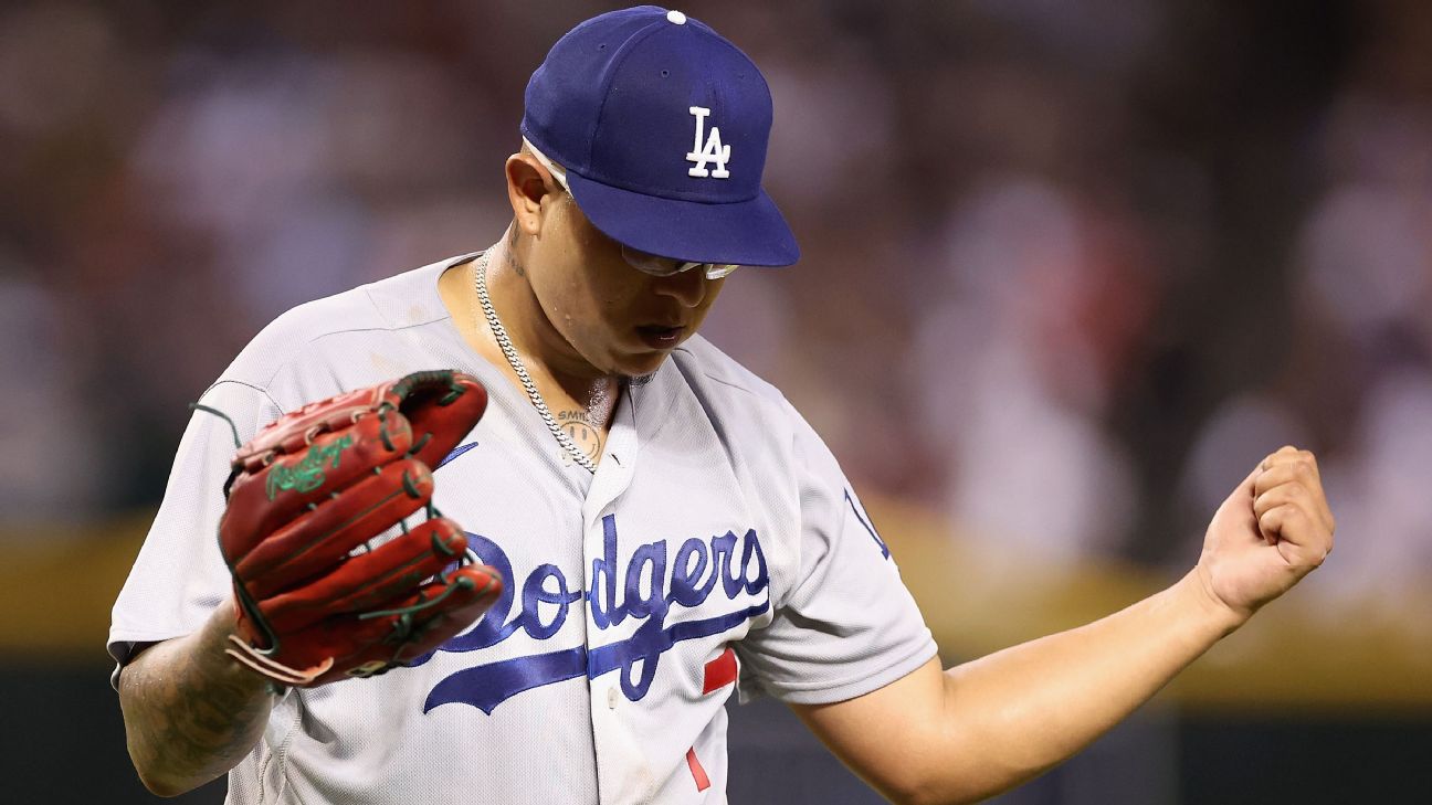 Julio Urías, acusado de cinco delitos menores - ESPN