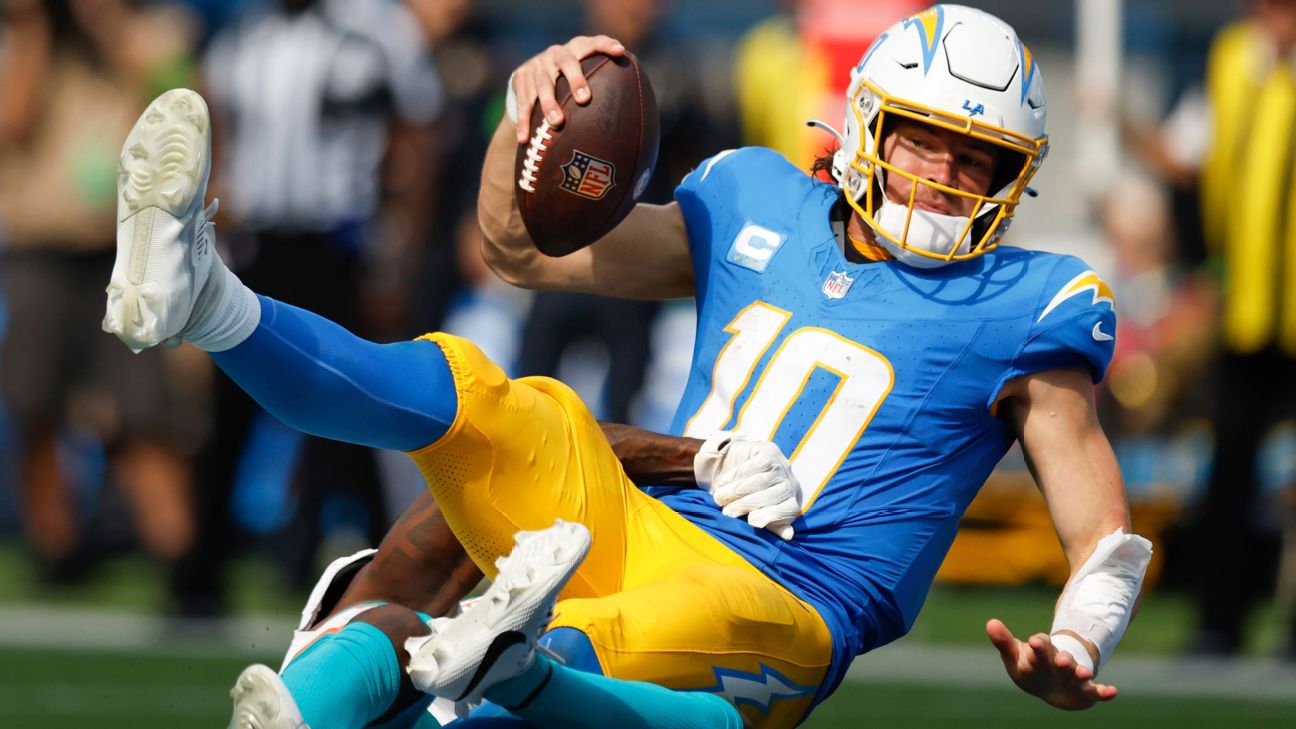 NFL Power Rankings: 0-2 Chargers better turn it around, or Brandon Staley  is in trouble