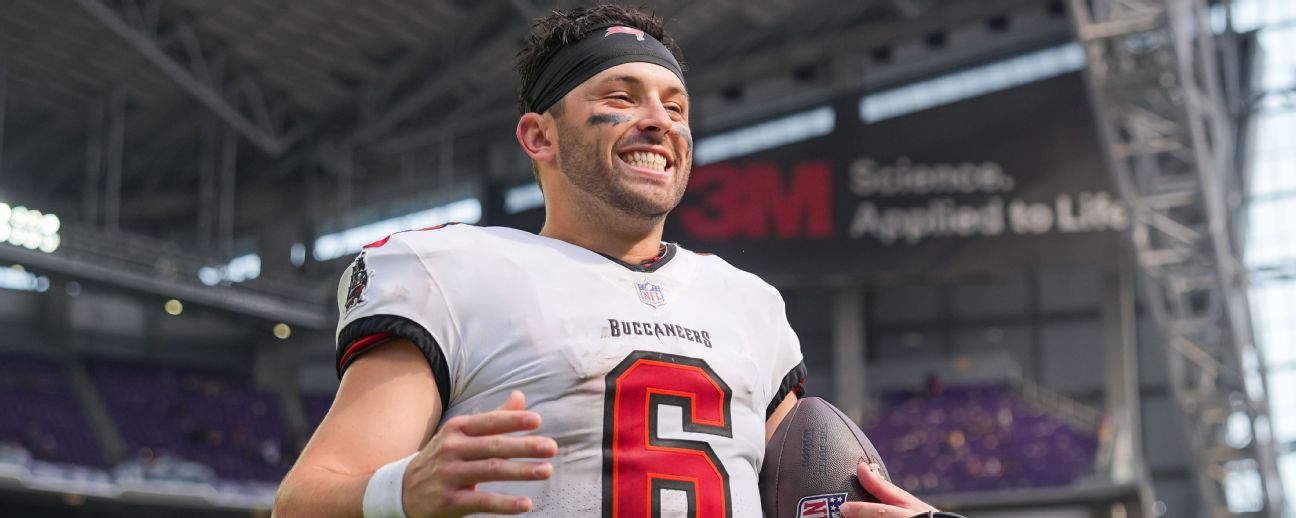 Baker Mayfield #6 Bucs White Jersey 2023