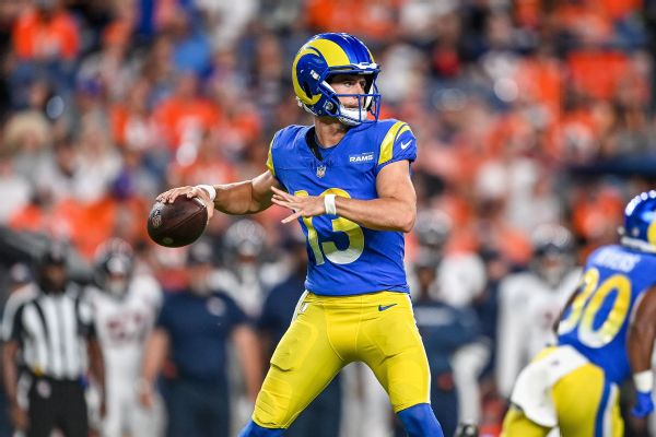 Rams backup QB Bennett to be placed on NFI list