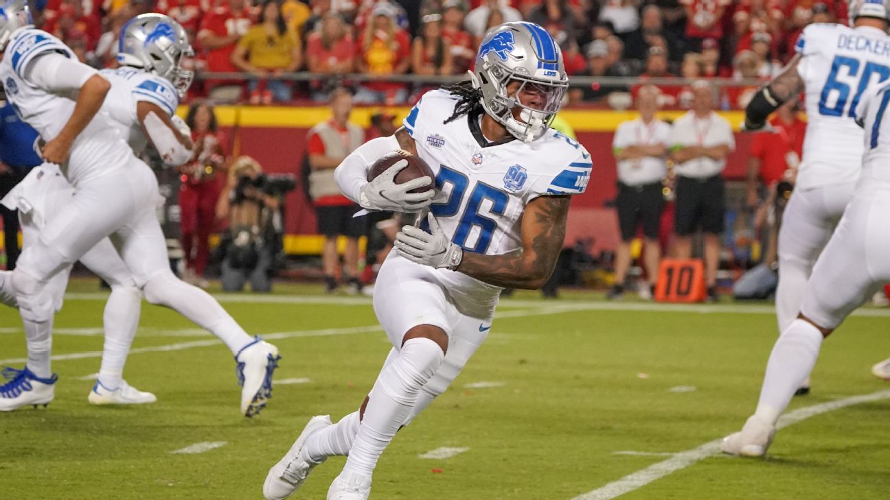 Jahmyr Gibbs Must Quickly Deliver In Varied Role For The Detroit Lions