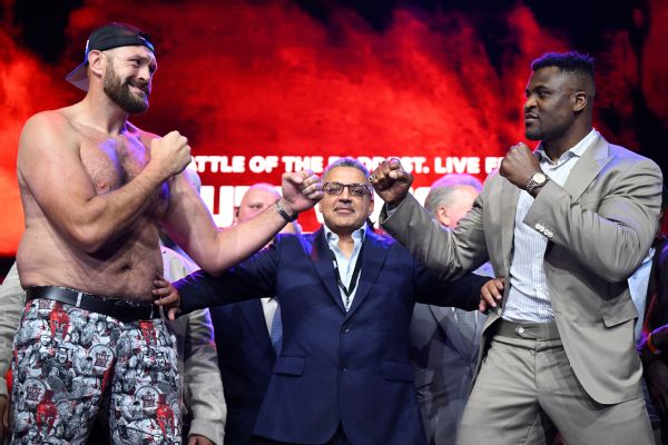 Fury-Ngannou set for ESPN pay-per-view in U.S.